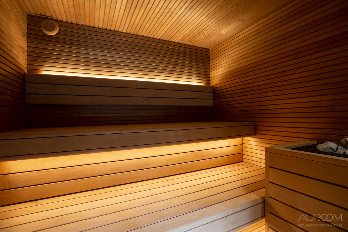Sauna Auroom Innenausbau